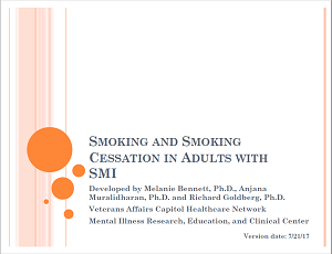 Smoking and Smoking Cessation in Adults with SMI