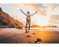 Person walking on the beach