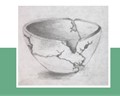 Bowl with cracks in it drawn by Veteran with moral injury