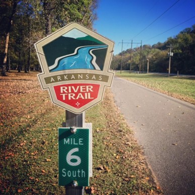 River Trail Marker