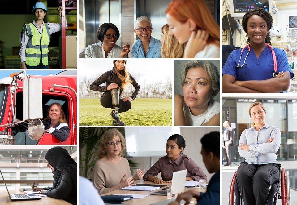 Collage of women Veterans