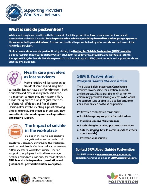 SRM Postvention Factsheet