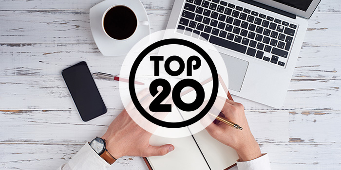 Top 20 symbol over a workspace