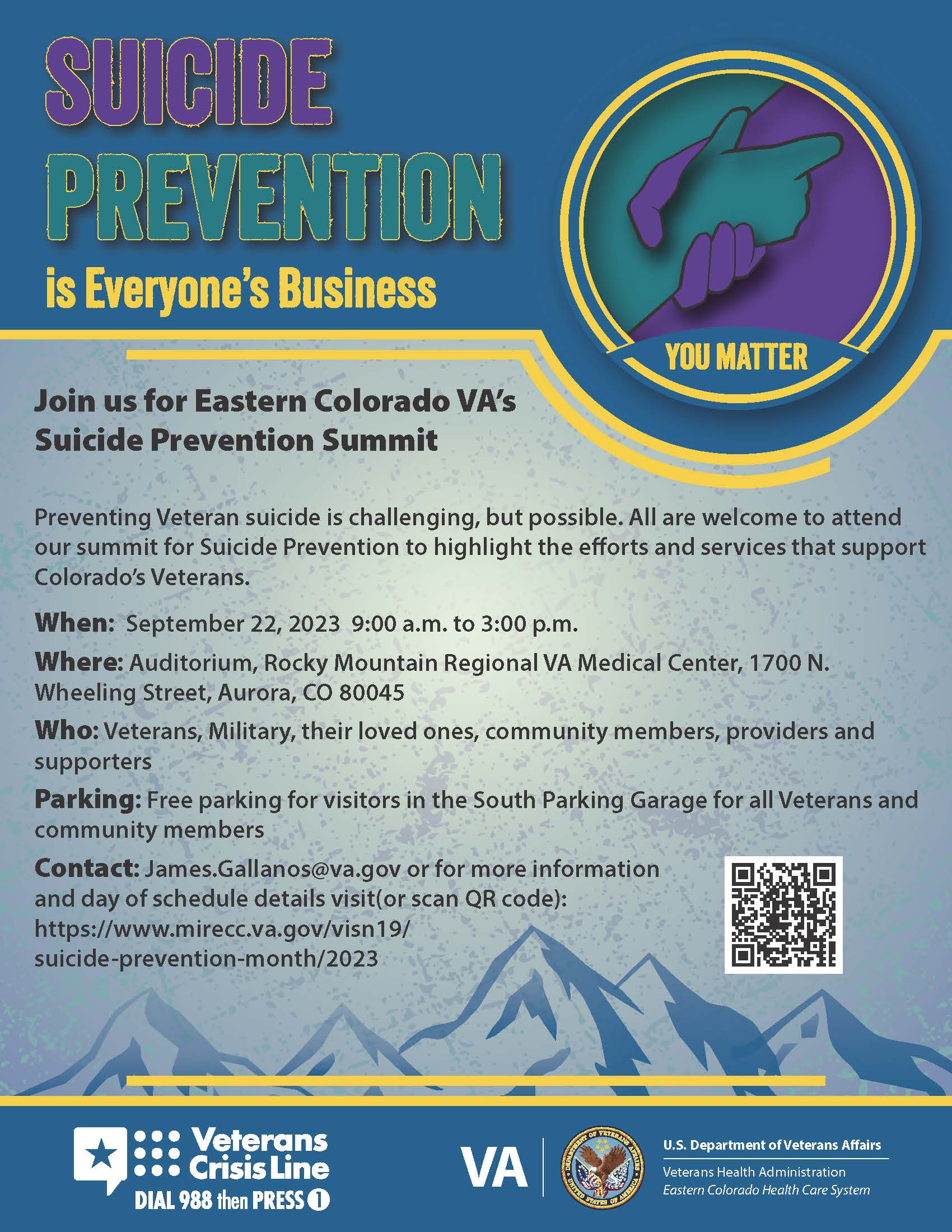 RMR Summit Flyer Suicide Prevention Month