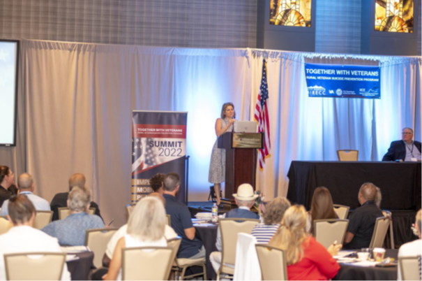 Dr. Lisa Brenner speaks at 2022 TWV Summit