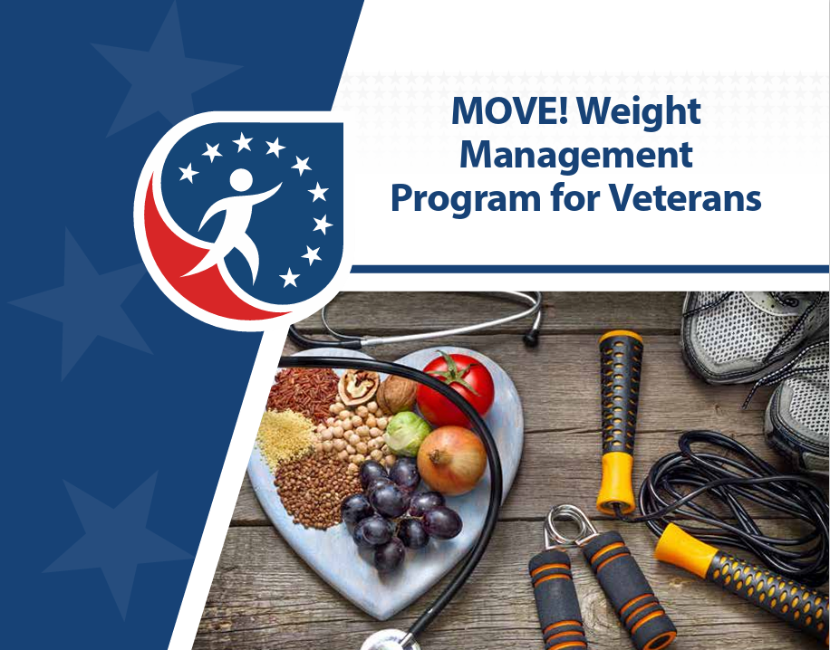 United States Department of Veterans Affairs (VA) Veterans Health Administration (VHA) MOVE! Weight Management Program uses a 16-module MOVE! Veteran Workbook that guides participants through learning and activities to support healthy lifestyle changes. The Workbook also contains three mini-modules with additional information. The Workbook material is available in several formats that are explained below.