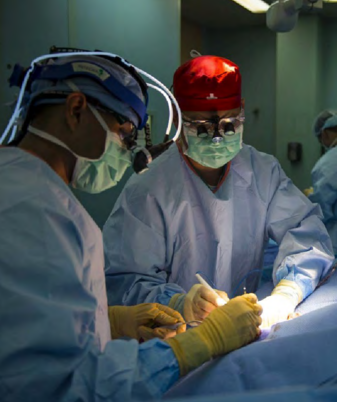 Doctors performing surgery. Doctors performing surgery.