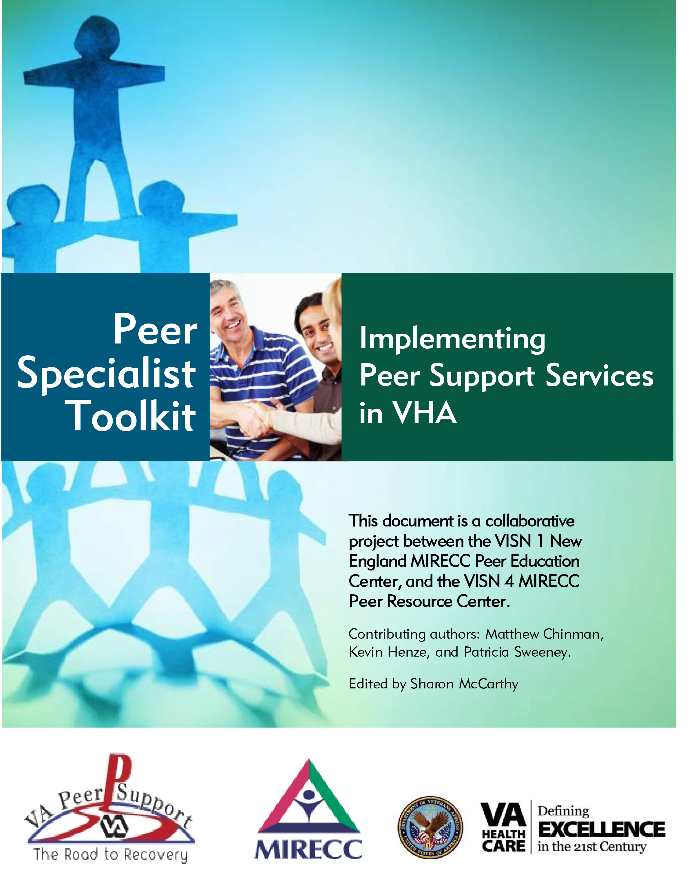 Peer Specialist Toolkit Cover