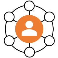 Connection Plans logo: silhouette of person surrounded by connected circles