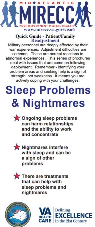 Sleep Problems & Nightmares Brochures